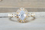 Orsa Oval Diamond Ring