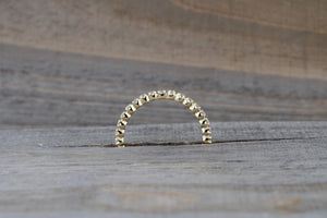 14k Yellow Gold Eternity Diamond Vintage Milgrain Classic Full Eternity Band Ring Engagement Wedding