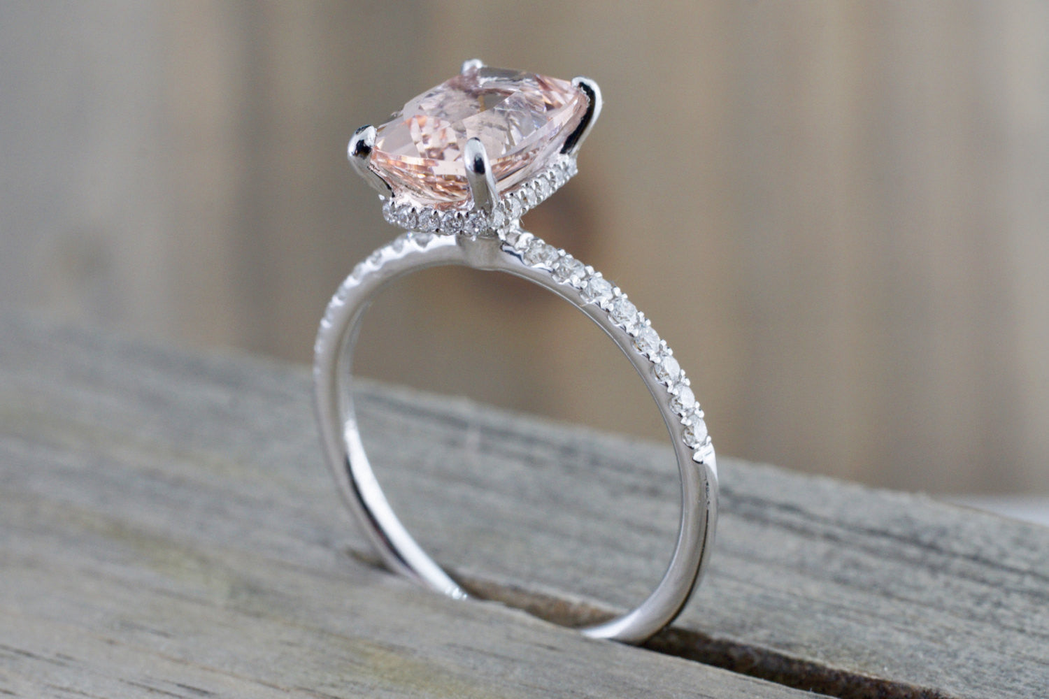 Morganite diamond Clearance