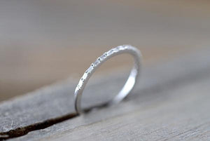Dainty Thin Baguette Rectangle Diamond Ring RR010018