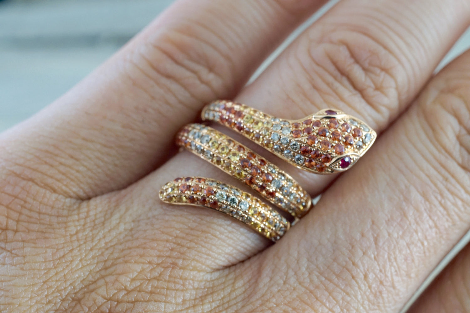 Split Band Lab-Created Ruby Diamond Cocktail Ring In 14k Yellow Gold -  Walmart.com